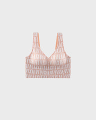 Wireless Back Smoothing V-Neck Tank Bra