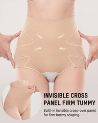 5-Pack High-Waisted Cross-Compression Shaping Briefs