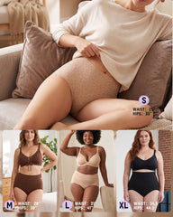 5-Pack High-Waisted Cross-Compression Shaping Briefs