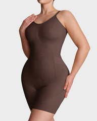 Bathroom- Friendly Easyslide Seamless Tummy Control Back Support Shapewear Bodysuit