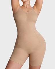 Bathroom- Friendly Easyslide Seamless Tummy Control Back Support Shapewear Bodysuit