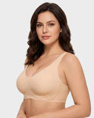 Anti-Gravity™ Wide-Strap Deep-V Lift Bra