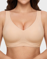 Anti-Gravity™ Wide-Strap Deep-V Lift Bra
