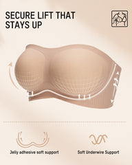 AirEase™ Stay-Put Strapless Bra