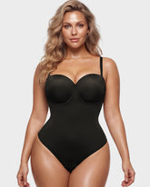 Back Lace-Up Seamless Shapewear Bodysuit