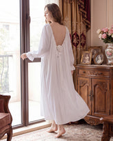 Backless Adjustable Vintage Loungewear Dress