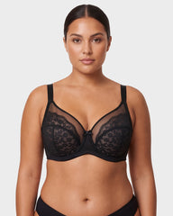 Breathable Lace Underwire Full Coverage Bra