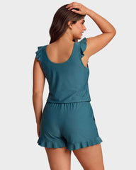 Built-in Bra Swim Romper