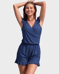 Built-in Bra Swim Romper