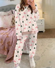 Christmas Girlie Holiday Lounge Set