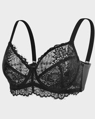 Ultra-Light Lace Underwire Push-Up Bra