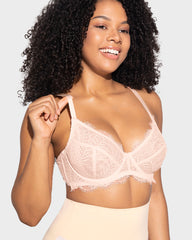 Ultra-Light Lace Underwire Push-Up Bra
