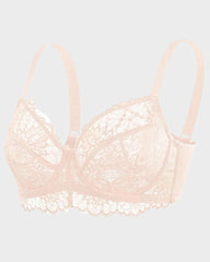 Ultra-Light Lace Underwire Push-Up Bra