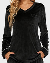 Cozy Velvet Lounge Pajama Set