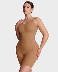 Bathroom- Friendly Easyslide Seamless Tummy Control Back Support Shapewear Bodysuit