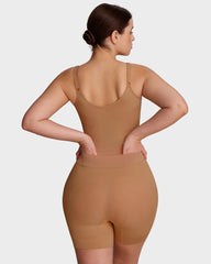 Bathroom- Friendly Easyslide Seamless Tummy Control Back Support Shapewear Bodysuit