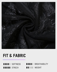 Elegant Comfort Floral Lace Thong (6 Pack)