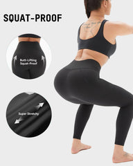 Fleece-Lined High-Waist Leggings with Pockets