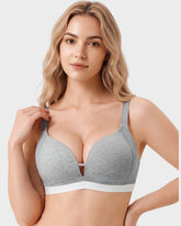 French Triangle Wireless Minimizer Bra