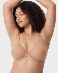 Front Closure Mesh Support Bra