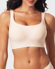 Full Coverage Wireless Jelly Seamless T-Shirt Bra