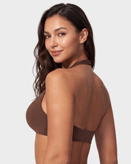 Halter Open-Back Low-Impact Sports Bra