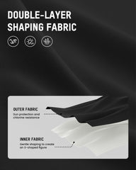 Halter V-Neck Tummy Control Swim Romper Set