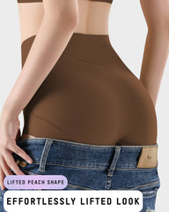 High-Waist Checkered Sculpting Panties (6 Pack)