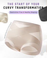 High-Waist Cross Compression Shaping Panties (6 Pack)