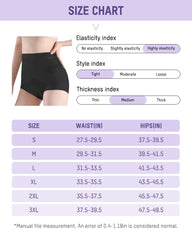 High-Waist Cross Compression Shaping Panties (6 Pack)