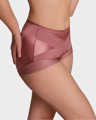 High-Waist Cross Compression Shaping Panties (6 Pack)