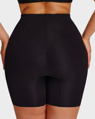 High-Waist Zip-Up Shaping Shorts