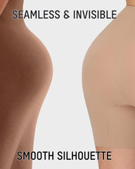 High-Waist Zip-Up Shaping Shorts