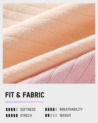 High-Waisted Cotton Seamless Lifting Briefs (4 Pack)