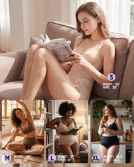 High-Waisted Crisscross Tummy-Control Butt-Lift Briefs(3 Pack)