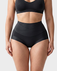 High-Waisted Double-Layer Tummy-Control Briefs(6 pack)