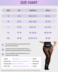 High-Waisted Floral Lace Sheer Tummy-Control Tights