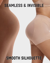 High-Waisted Tummy-Control Butt-Lifting Shaping Shorts