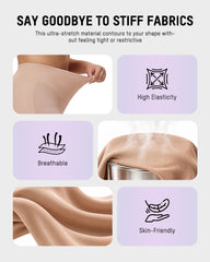 High-Waisted Tummy-Control Butt-Lifting Shaping Shorts