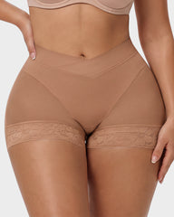 High-Waisted Tummy-Control Butt-Lifting Shaping Shorts