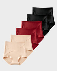 High-Waisted X-Band Seamless Shaping Briefs(6 pack)