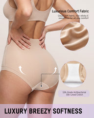 High-Waisted X-Band Seamless Shaping Briefs(6 pack)
