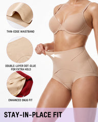 High-Waisted X-Band Seamless Shaping Briefs(6 pack)