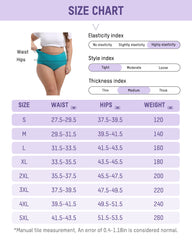 High-Waisted Full Coverage Cotton Briefs(4 pack)