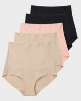 High Waist Seamless Tummy Control Panties (5 Pack)
