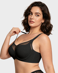 Honeycomb™ Mesh Underwire Minimizing Bra
