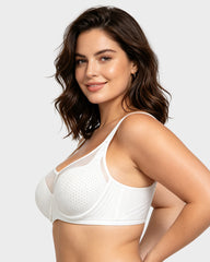 Honeycomb™ Mesh Underwire Minimizing Bra