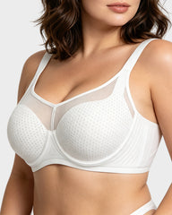 Honeycomb™ Mesh Underwire Minimizing Bra