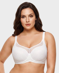 Honeycomb™ Mesh Underwire Minimizing Bra