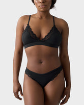 Lace Triangle Bralette & Briefs Set